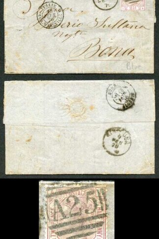 SG138 2 1/2d rosy mauve plate 2 (corner perf fault) on BLUED PAPER used in MALTA