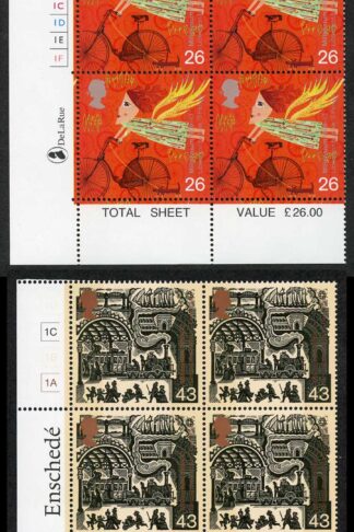 SG2073-76 1999 Travellers Cylinder Block of 4 U/M