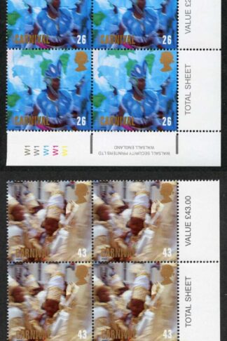 SG2055-58 1998 Carnivals/Europa Cylinder Block of 4 U/M