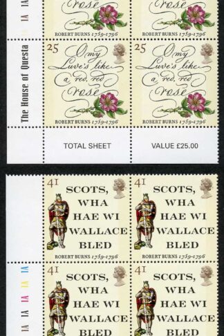 SG1901-04 1996 Burns Set in Cylinder Blocks U/M