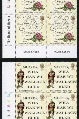 SG1901-04 1996 Burns Set in Cylinder Blocks U/M