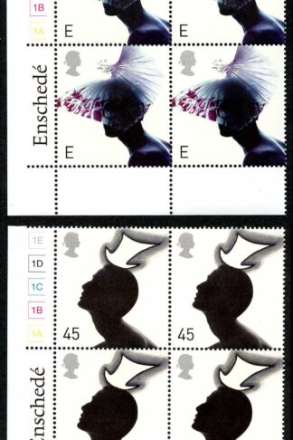 SG2216-19 2001 Hats Set in Cylinder Blocks of 4 U/M