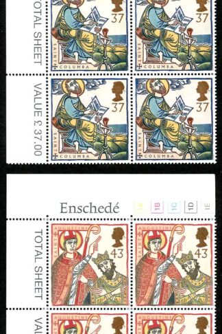 SG1972-75 1997 Saints Set in Cylinder Blocks of 4 U/M