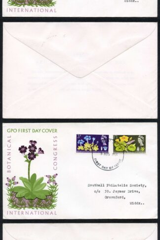 1964 Botanical set of two FDC