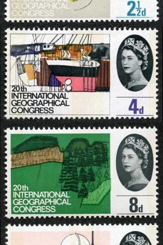 SG651p/4p 1964 Geographical Phosphor Set U/M