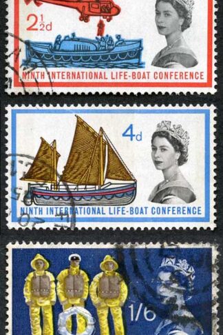 SG639p/1p 1963 Lifeboat Phosphor Set Used