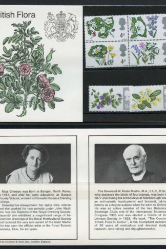 SG717-22 1967 Flowers Presentation Pack