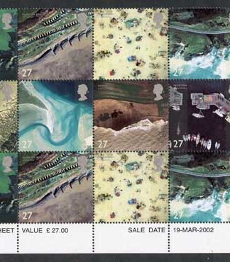SG2265-74 2002 Coastlines S/T Set in Cylinder Blocks U/M
