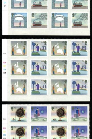 SG2715-20 2007 Inventions (Self Adh.) Set in Cylinder Blocks U/M