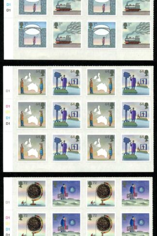 SG2715-20 2007 Inventions (Self Adh.) Set in Cylinder Blocks U/M