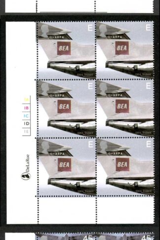 SG2284-88 2002 Airliners Set in Cylinder Blocks of 6 U/M