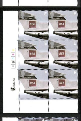SG2284-88 2002 Airliners Set in Cylinder Blocks of 6 U/M