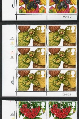SG1779-83 1993 Autumn Set in Cylinder Blocks U/M