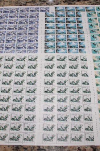 SG117/20 1967 Papua and New Guinea 25th Ann of Pacific War Sheets U/M