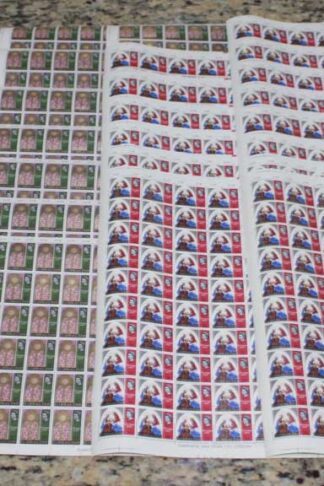 SG217/8 1967 Gibraltar Christmas Sheets U/M