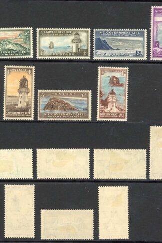 New Zealand SGL42/9 Life Insurance Set of 8 M/M