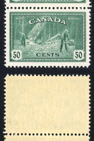 Canada SG405 50 cent Peace Pair SUPERB U/M Great centering