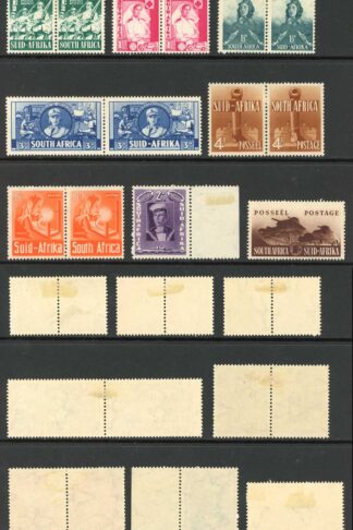 South Africa SG97/104 War Effort M/M (3d creased)
