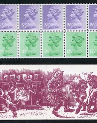 DB10(5) 1982 2.50 Mummers and Father Christmas Cyl B23 B21 pB52