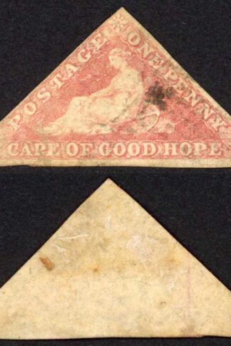 COGH SG5a 1d Rose Cream Paper PB Printing Cat 300 pounds