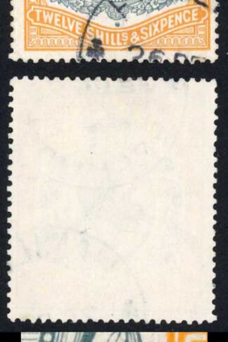 Bermuda SG93g KGV 12/6 Grey and Orange Gash in Fruit CDS used