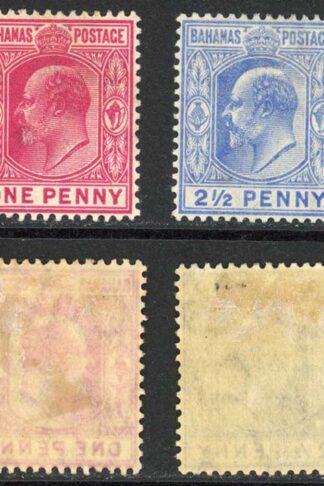 Bahamas SG62/70 KEVII set of 4 wmk Mult Crown CA m/mint