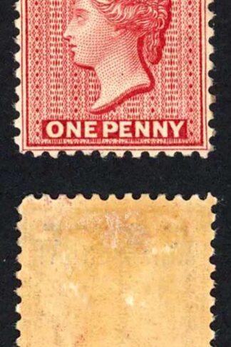 Montserrat SG1 Antigua 1d opt Montserrat wmk Crown CA Perf 12 Fine M/Mint