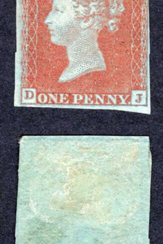SG8a Penny Red-brown on very blued paper (DJ) Fine m/mint