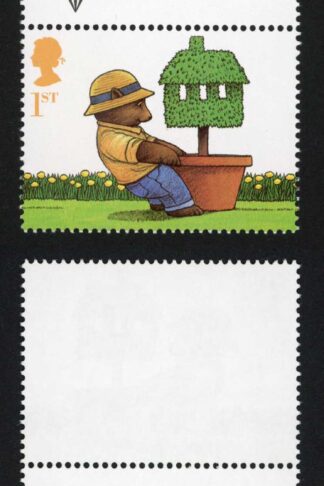 SG2263Var 2002 Teddy Bear ERROR Value and Queens Head at LEFT U/M Gutter Pair