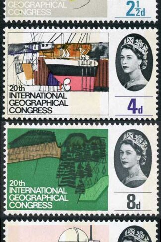 SG651p-4p 1964 Geographical Phos Set U/M