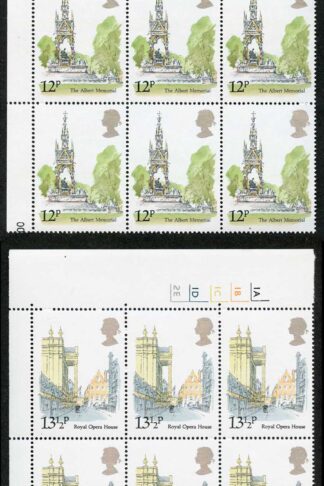SG1120/24 1980 London Landmarks Cyl Blocks of 6 U/M