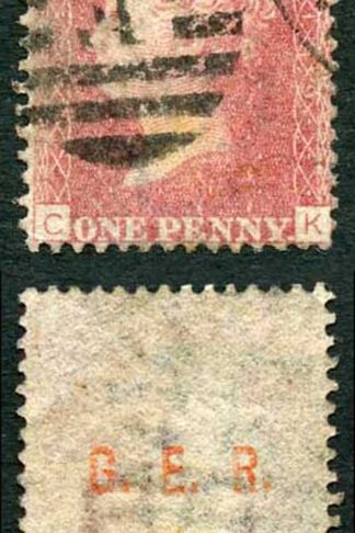 Spec PP82 Penny Plate 149 with GER Underprinted