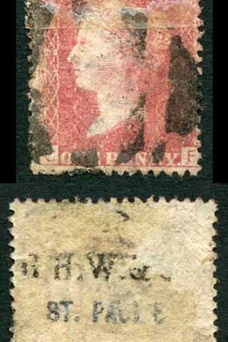 Spec PP219 Penny Plate 144 with GHW and Co St Paul Underprinted (reading upwards)