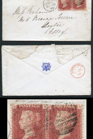 Penny Plate 135 (NB and ND) on Cover
