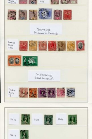 Grenada Collection of Cancellations (203) inc many Better Ex David Pitt