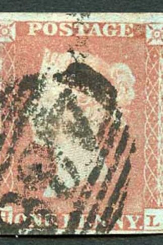 1841 Penny Red (HL) Four Margin No Faults