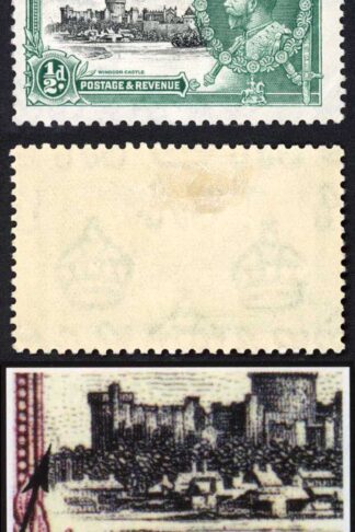 Grenada SG145k 1935 Silver Jubilee 1/2d with Kite and Vertical Log M/M