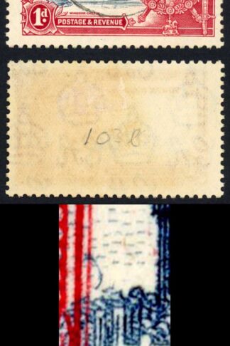 Virgin Islands SG103l 1935 Silver Jubilee 1d with Kite and Horizontal Log Used