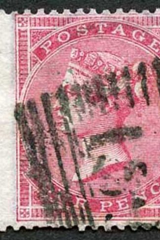 SG66 4d Rose Carmine Wmk Large Garter Fine Used with Wing Margin