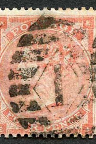 SG81 4d Bright Red Plate 4 (hair lines) cat 185 pounds Fine used