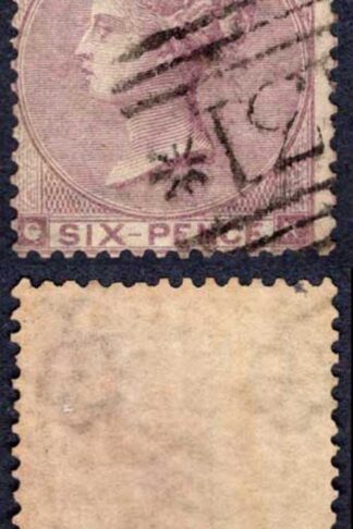 SG84 6d Pale Lilac plate 3 Very Fine Used Cat 140 pounds