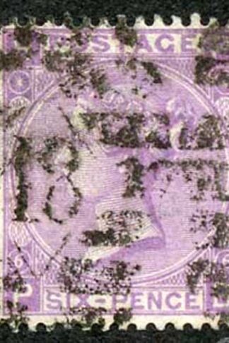 SG107 6d Bright Violet wmk Spray Plate 6 Cat 190 pounds