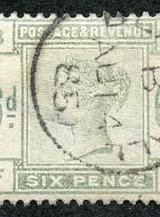 SG194 6d Lilac and Green (light thin) Cat 240 pounds