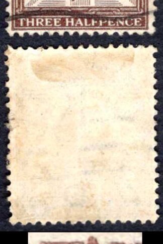 SG436Var KGV 1 1/2d Purple-brown PUC with 1829 instead of 1929 Fine Used