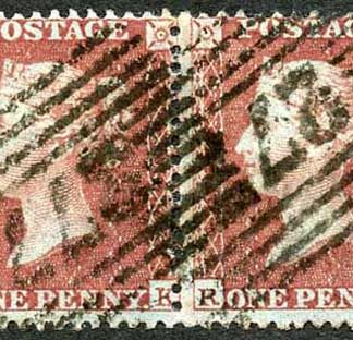 Penny Star (RK/RL) Wmk Small Crown Perf 14 Very Fine Used