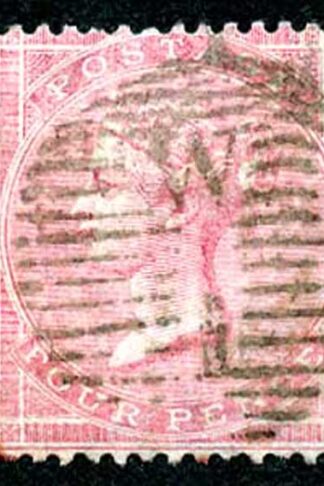 SG66 4d Rose-Carmine Wmk Large Garter Fine Used Cat 150 pounds