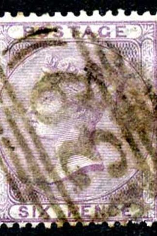 SG68 6d Lilac Wmk Emblems Fine Used Cat 110 pounds
