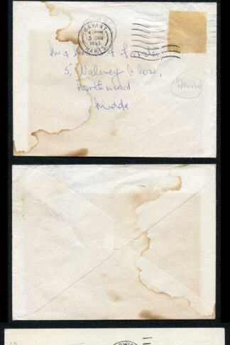 Three Covers to Dr Forster Ex the Dollis Hill Find
