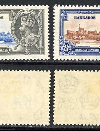 Barbados SG241/4 1935 Silver Jubilee Set of 4 M/Mint