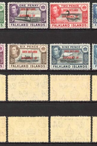 Falkland Dependencies SG D1/8 KGVI Set Opt South Shetlands M/M